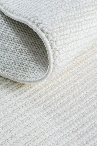 Peru Serisi Krem Renk Modern Yumuşak Dokulu Halı T-Mo01