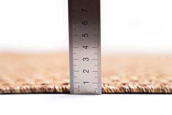 Craft Serisi Kahve Hasır Dokulu Dokuma Halı S-0451