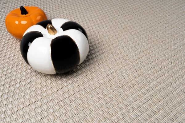 Craft Serisi Krem Hasır Dokulu Dokuma Halı S-0452