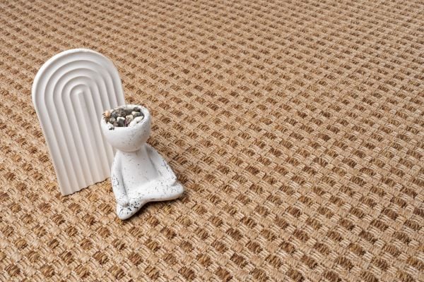 Craft Serisi Açık Kahve Hasır Dokulu Dokuma Halı S-0453