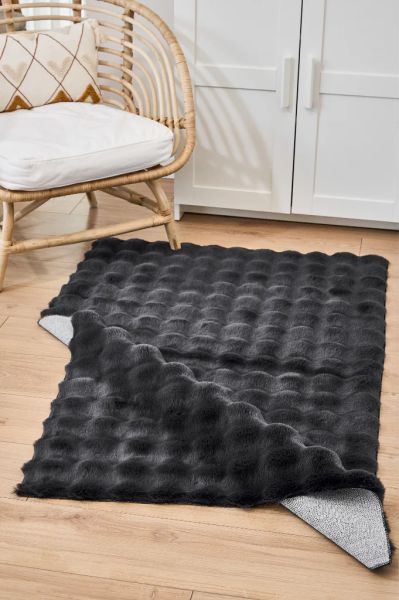 Molecule Serisi Antrasit Yıkanabilir Dokuma Tabanlı Yumuşak Halı AP-9206