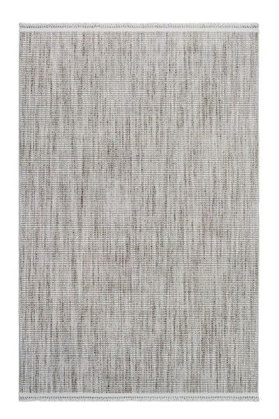 Peru Serisi Gri Bej Modern Yumuşak Dokulu Halı T-Mo03