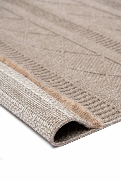 Amore Serisi Bukle Dokuma Bej Renk Halı C-6441