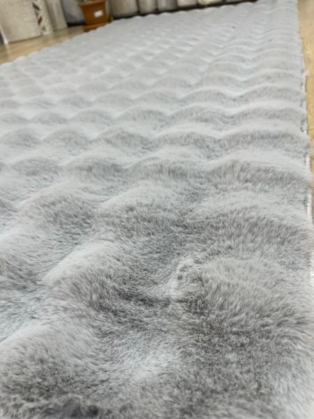 Molecule Serisi Gri Yıkanabilir Dokuma Tabanlı Yumuşak Halı AP-9208