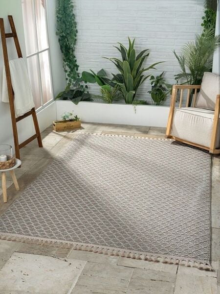 Amore Serisi Bukle Dokuma Bej Renk Halı EF003A