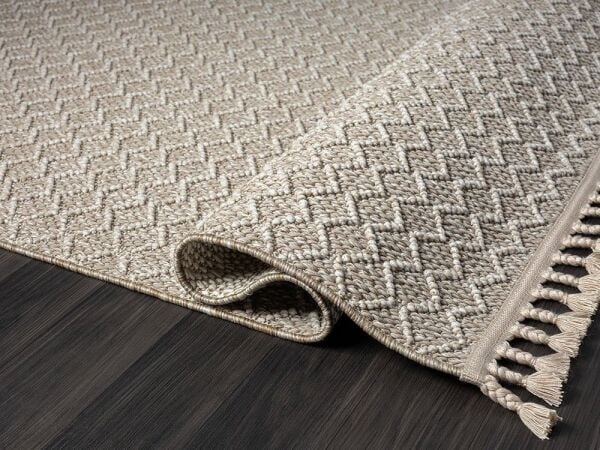 Amore Serisi Bukle Dokuma Bej Renk Halı EF003A