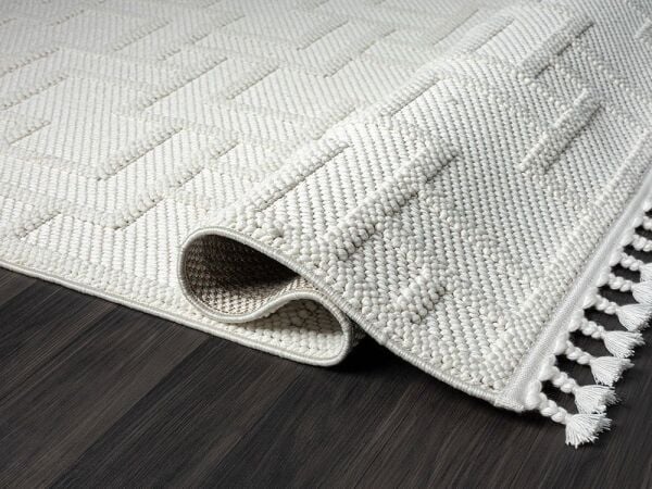 Amore Serisi Bukle Dokuma Ekru Renk Halı EF002A