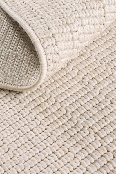 Craft Serisi Krem Renk Leke Tutmaz Sisal Halı GA-1106K