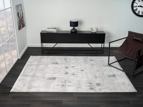 Quatro Serisi Antrasit Renk Antialerjik İnce Makine Halısı QU008A