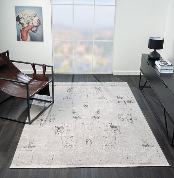 Quatro Serisi Antrasit Renk Antialerjik İnce Makine Halısı QU008A