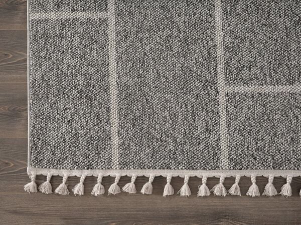 Amore Serisi Gri Renk Bukle Dokuma Halı EF008A