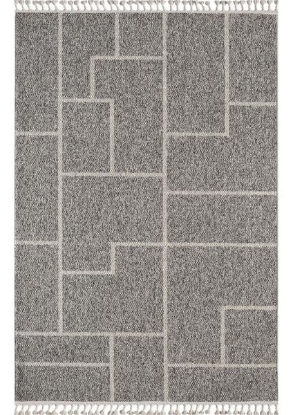 Amore Serisi Gri Renk Bukle Dokuma Halı EF008A