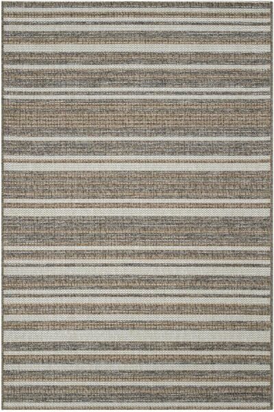 Craft Serisi Multi Etnik Desen Hasır Dokulu Halı S-0460