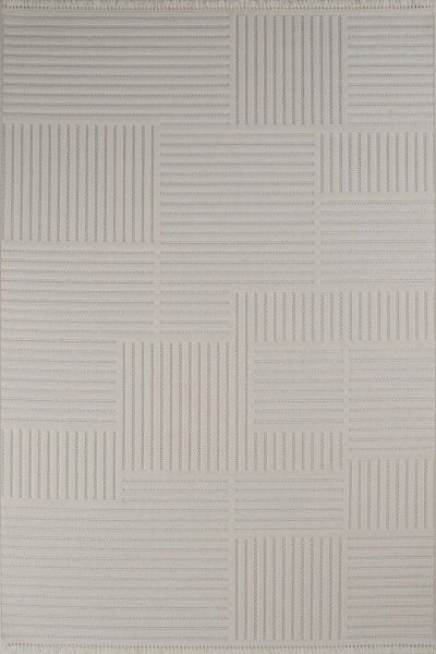 Mabel Serisi Krem Renk Kaymaz Antibakteriyel Makine Halısı EN-9201