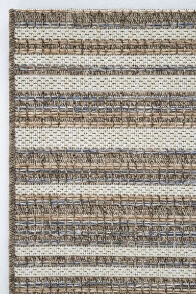 Craft Serisi Multi Etnik Desen Hasır Dokulu Halı S-0460