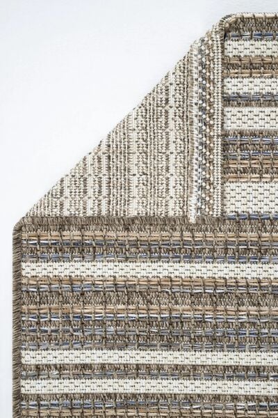 Craft Serisi Multi Etnik Desen Hasır Dokulu Halı S-0460