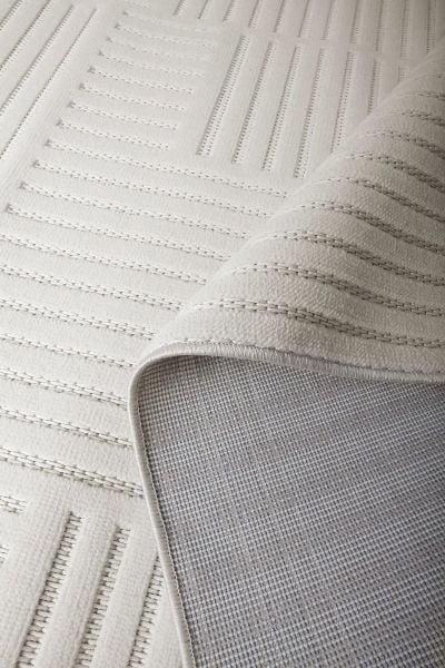 Mabel Serisi Krem Renk Kaymaz Antibakteriyel Makine Halısı EN-9201