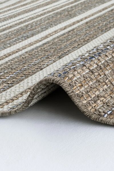 Craft Serisi Multi Etnik Desen Hasır Dokulu Halı S-0460