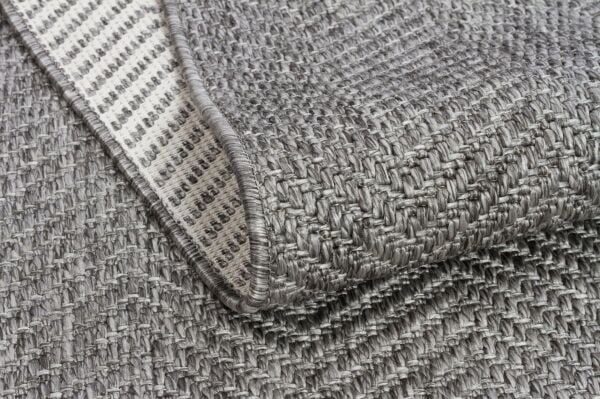 Craft Serisi Gri Renk Leke Tutmaz Sisal Halı T-VN07