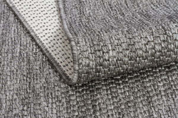 Craft Serisi Gri Renk Leke Tutmaz Sisal Halı T-VN04