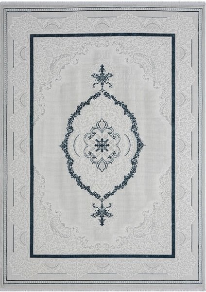 Nexus Serisi Mavi Akrilik Dokuma Makine Halısı NX002A