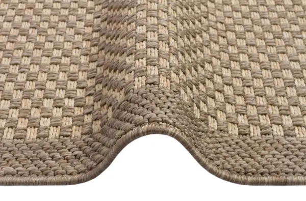 Craft Serisi Bej Kahve Leke Tutmaz Sisal Halı T-VN02
