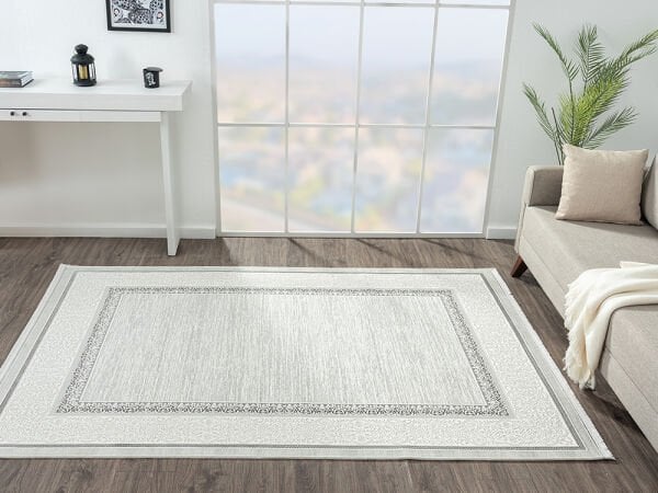 Nexus Serisi Gri Akrilik Dokuma Makine Halısı NX006A