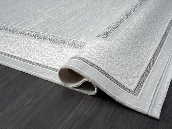 Nexus Serisi Gri Akrilik Dokuma Makine Halısı NX006A