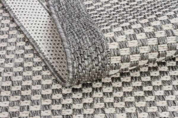 Craft Serisi Gri Krem Leke Tutmaz Sisal Halı T-VN01