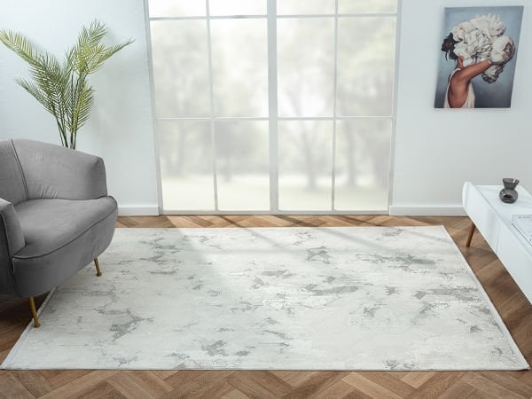 Nexus Serisi Gri Akrilik Dokuma Makine Halısı NX007A