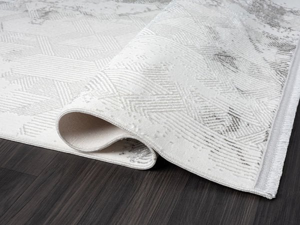 Nexus Serisi Gri Akrilik Dokuma Makine Halısı NX007A