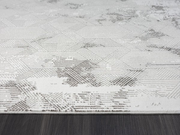 Nexus Serisi Gri Akrilik Dokuma Makine Halısı NX007A