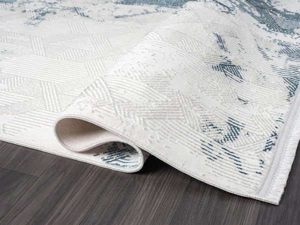 Nexus Serisi Mavi Akrilik Dokuma Makine Halısı NX009A