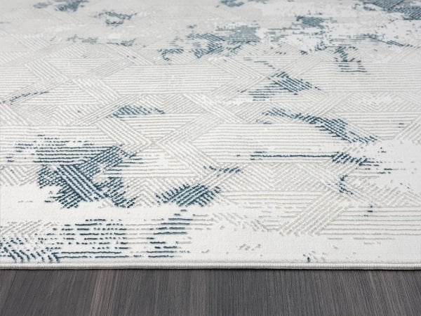 Nexus Serisi Mavi Akrilik Dokuma Makine Halısı NX009A