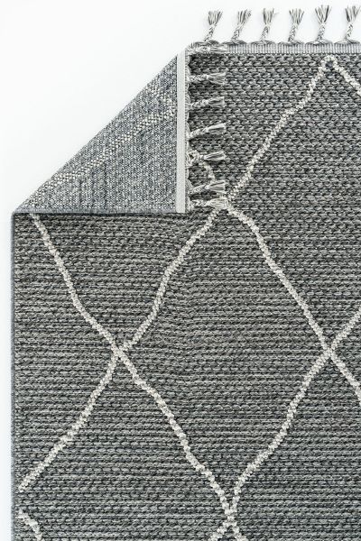 Pavia Serisi Gri Renk Kolay Temizlenen Hav Toz Vermez Halı Q-2021