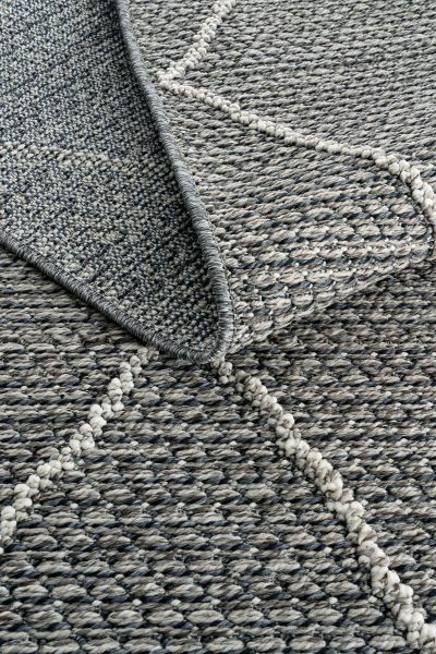 Pavia Serisi Gri Renk Kolay Temizlenen Hav Toz Vermez Halı Q-2021