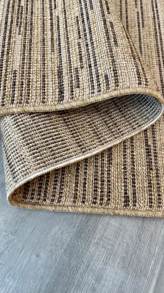 Craft Serisi Kahve Renk Sisal Dokuma Makine Halısı RH-804