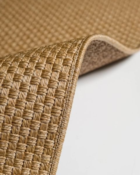 Plain Serisi Sisal Bej Düz Dokuma Kolay Temizlenebilir Halı L-7657
