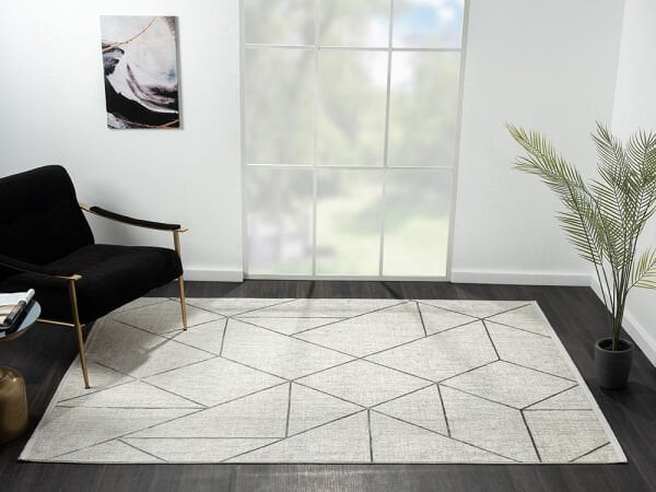 Nexus Serisi Gri Akrilik Dokuma Makine Halısı NX011A