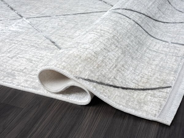 Nexus Serisi Gri Akrilik Dokuma Makine Halısı NX011A