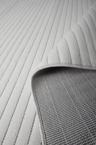 Mabel Serisi Gri Renk Kaymaz Antibakteriyel Makine Halısı EN-9215