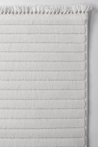 Mabel Serisi Gri Renk Kaymaz Antibakteriyel Makine Halısı EN-9215