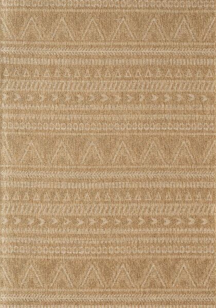 Craft Serisi Bej Renk Kolay Temizlenen Dokuma Halı ST-TI007A