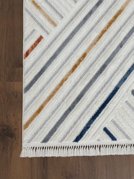 Renk Serisi Multi Renk Yumuşak Modern Makine Halısı GA-3017