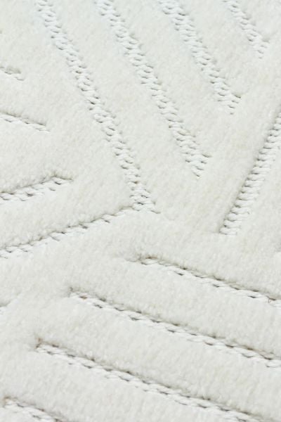 Mabel Serisi Krem Kaymaz Tabanlı Antibakteriyel Makine Halısı TU-5462