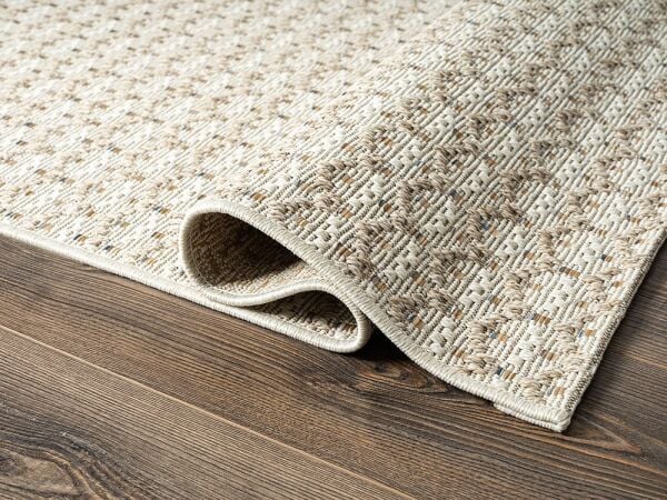 Craft Serisi Bej Krem Kolay Temizlenen Dokuma Halı ST-TI006A