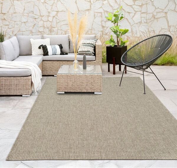 Craft Serisi Gri Renk Kolay Temizlenen Dokuma Halı ST-TI003A