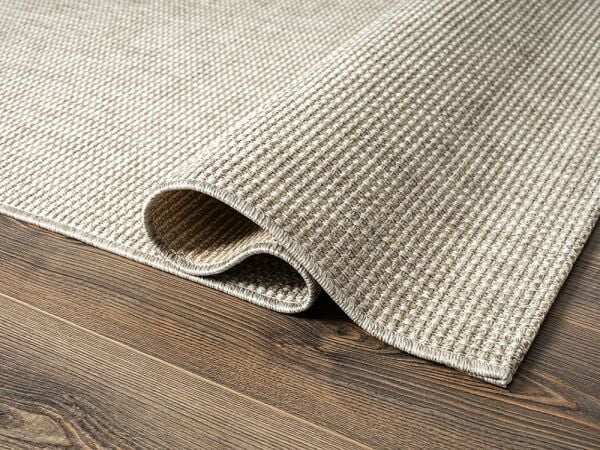 Craft Serisi Gri Renk Kolay Temizlenen Dokuma Halı ST-TI003A