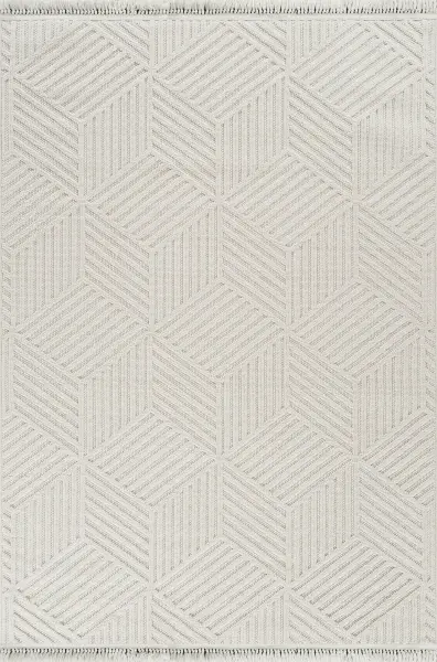 Amore Serisi Krem Renk Yumuşak Makine Halısı EM-E607