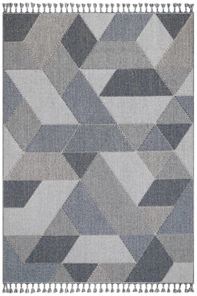 Pavia Serisi Gri Renk Kolay Temizlenen Hav Toz Vermez Halı T-19477